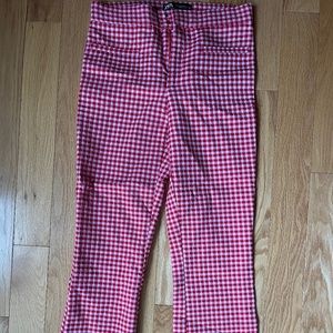Zara Gingham Pants